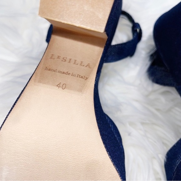 Le Silla DENIM WEDGE SCANDAL Size 40Euro/9US - Picture 6 of 12